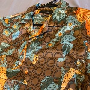 UO Leafy Tiger Satin SS